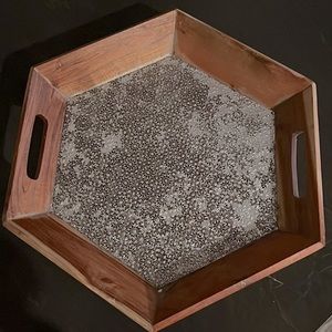 Decorative geometric tray